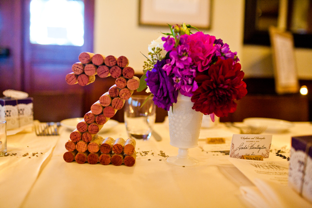 And if you are using corks why not have them hold your table numbers via 